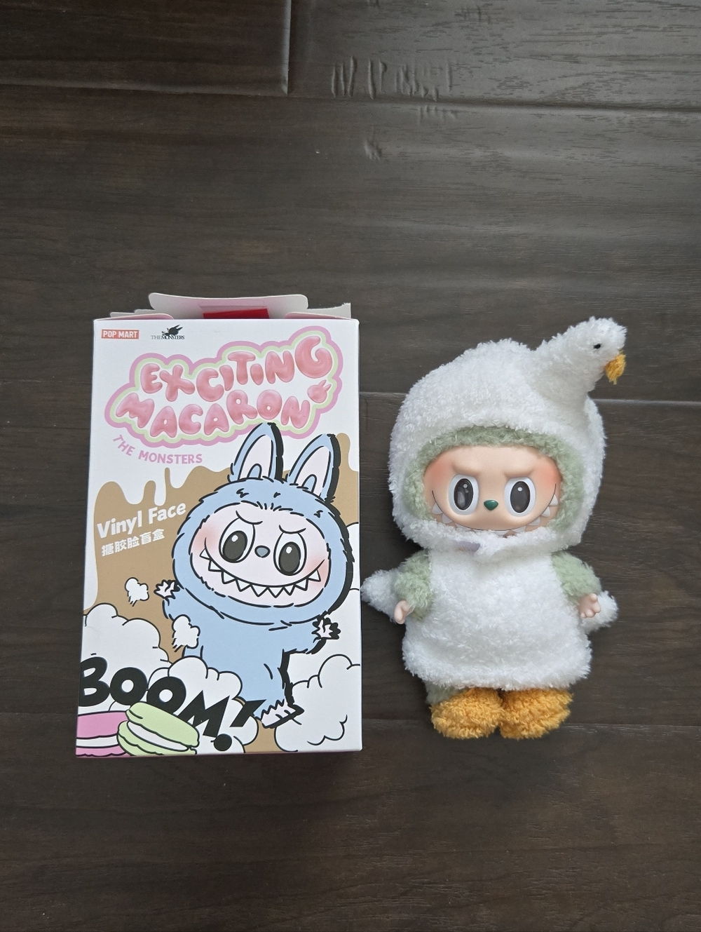 Brand New in (Open) Box Labubu Green Grape + Goose Outfit